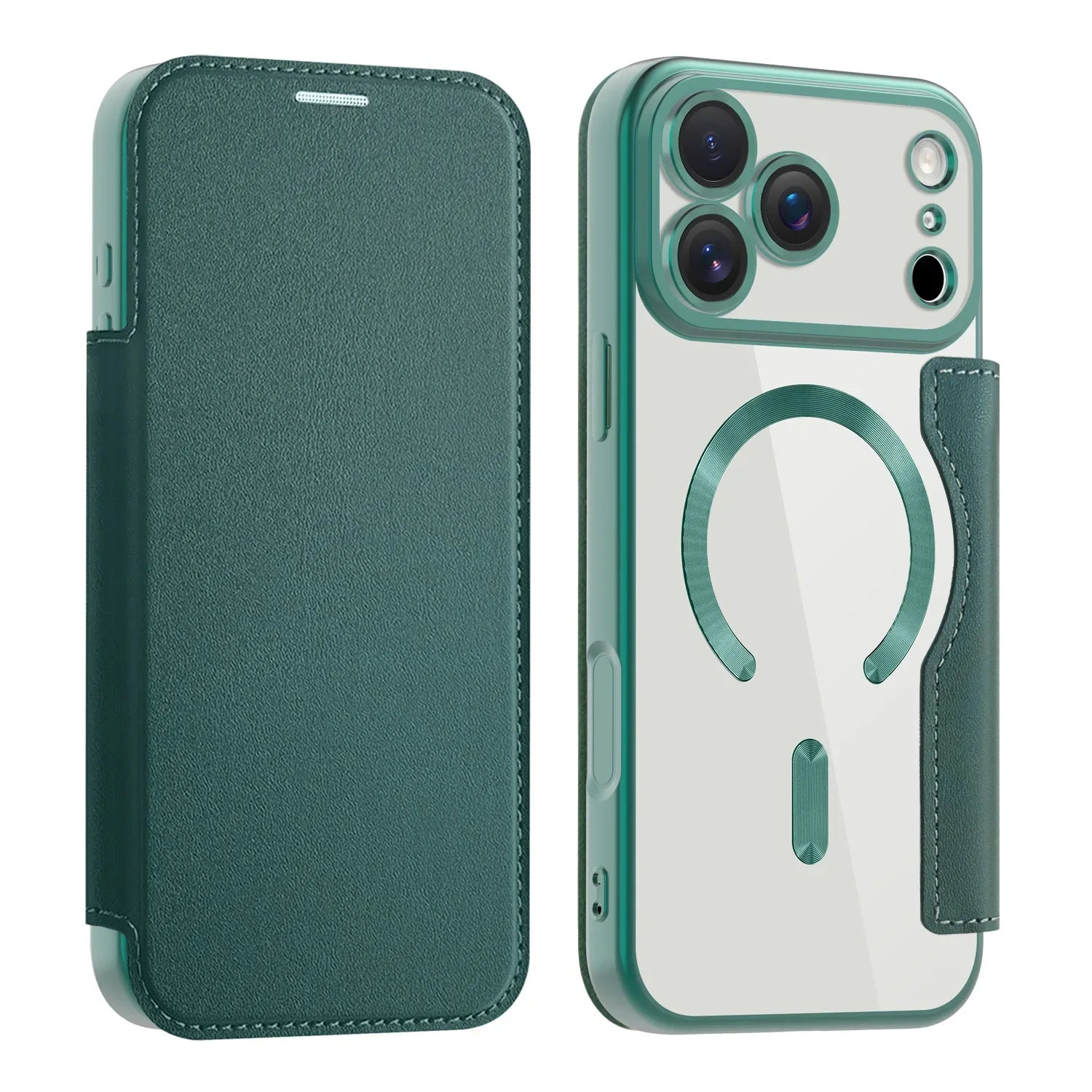 Lederhülle für iPhone 17 Pro Max mit Kartenfach