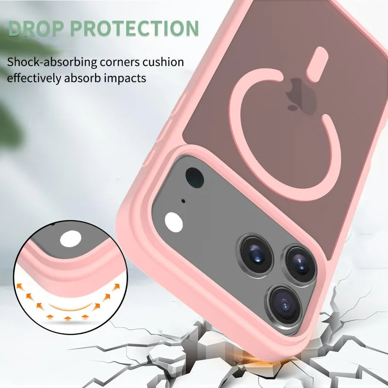 Magnetische Matte Hülle für iPhone 17 Air Pro Max