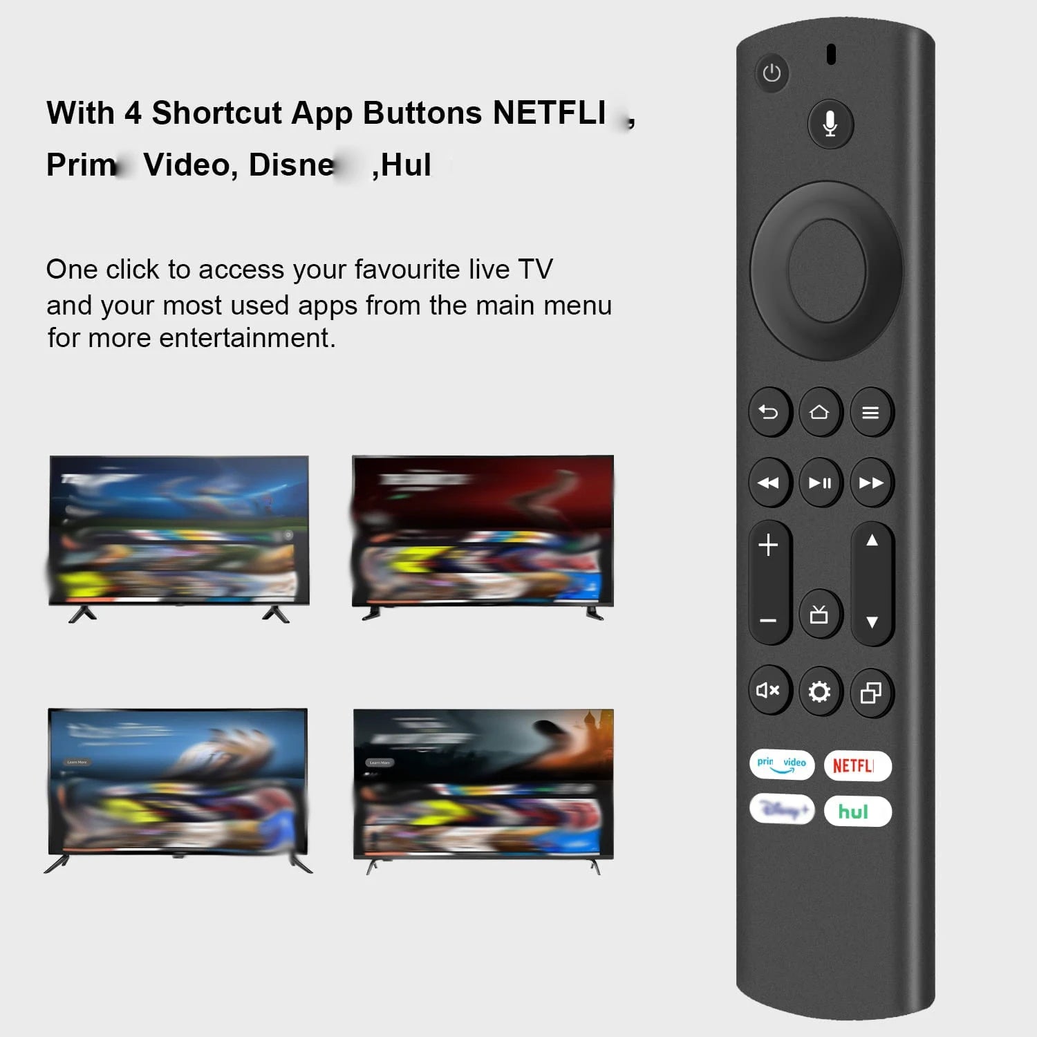 Universal voice remote control for Smart TV devices