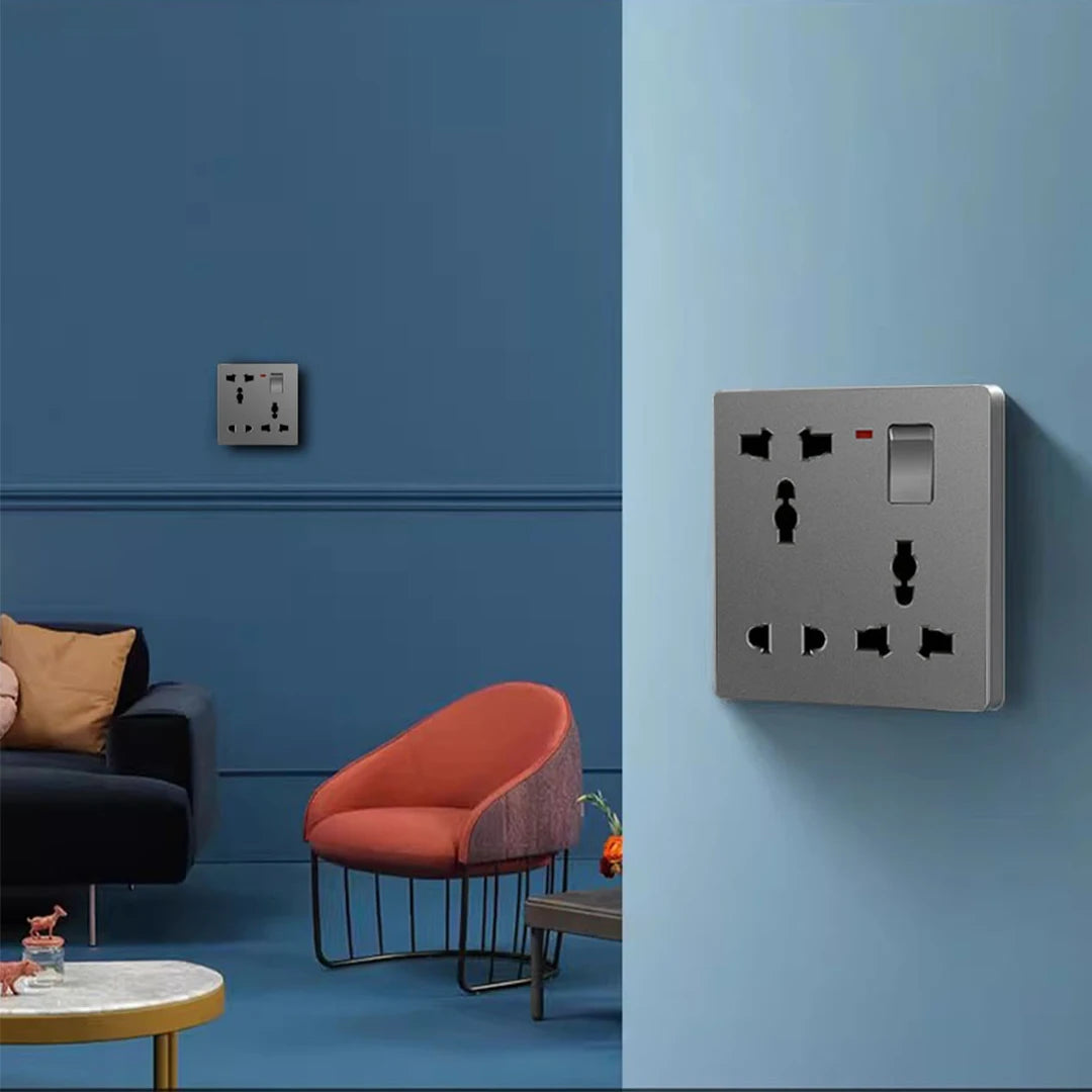 UK 8-hole high-performance wall socket for kitchens, 13A