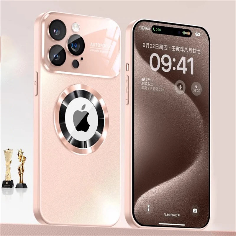 Luxus Matte Magnetische Hülle für iPhone 17
