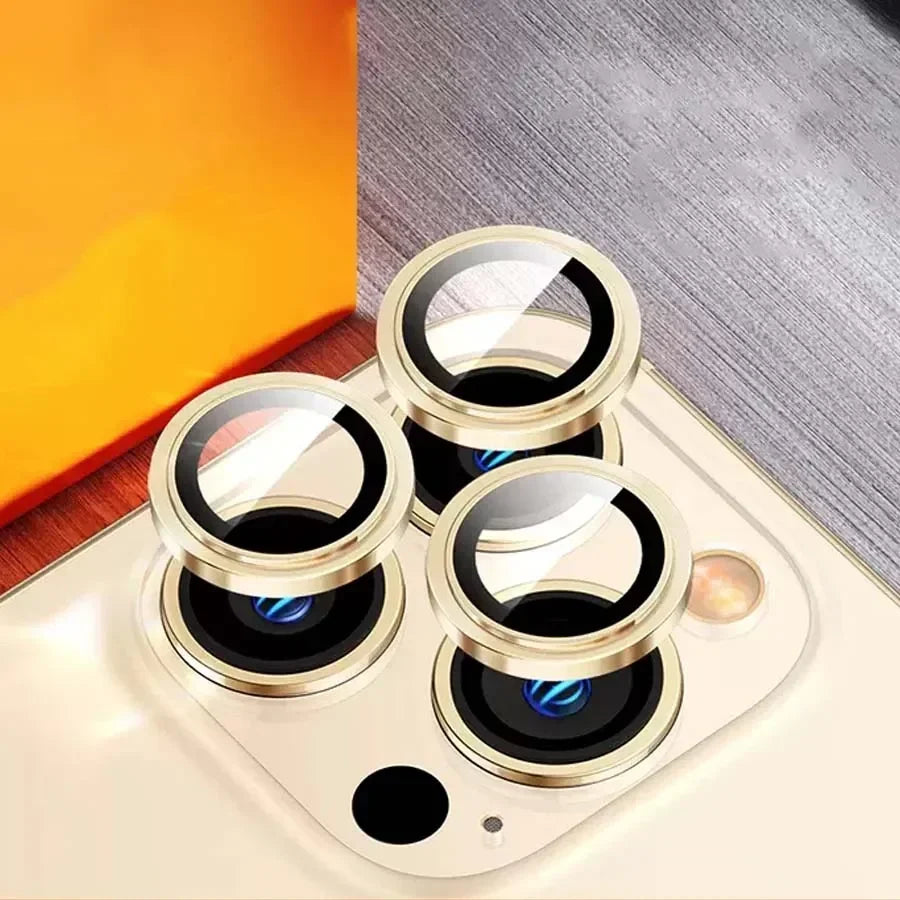 Titanium camera lens protector for iPhone 17 Pro Max
