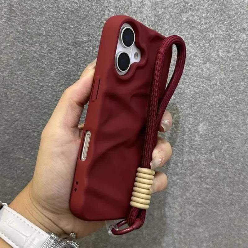 Modische Silikon Lanyard Hülle für iPhone 17 Pro