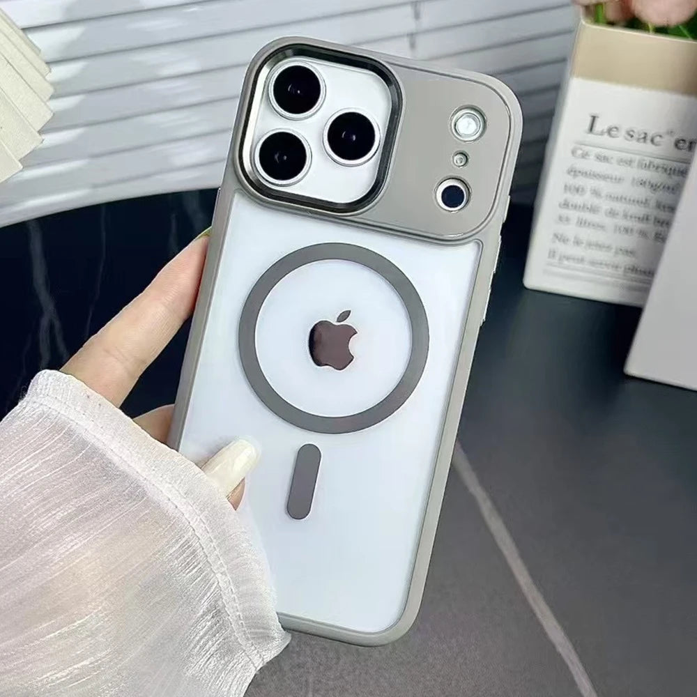 Magnethülle mit Metallrahmen für iPhone 17