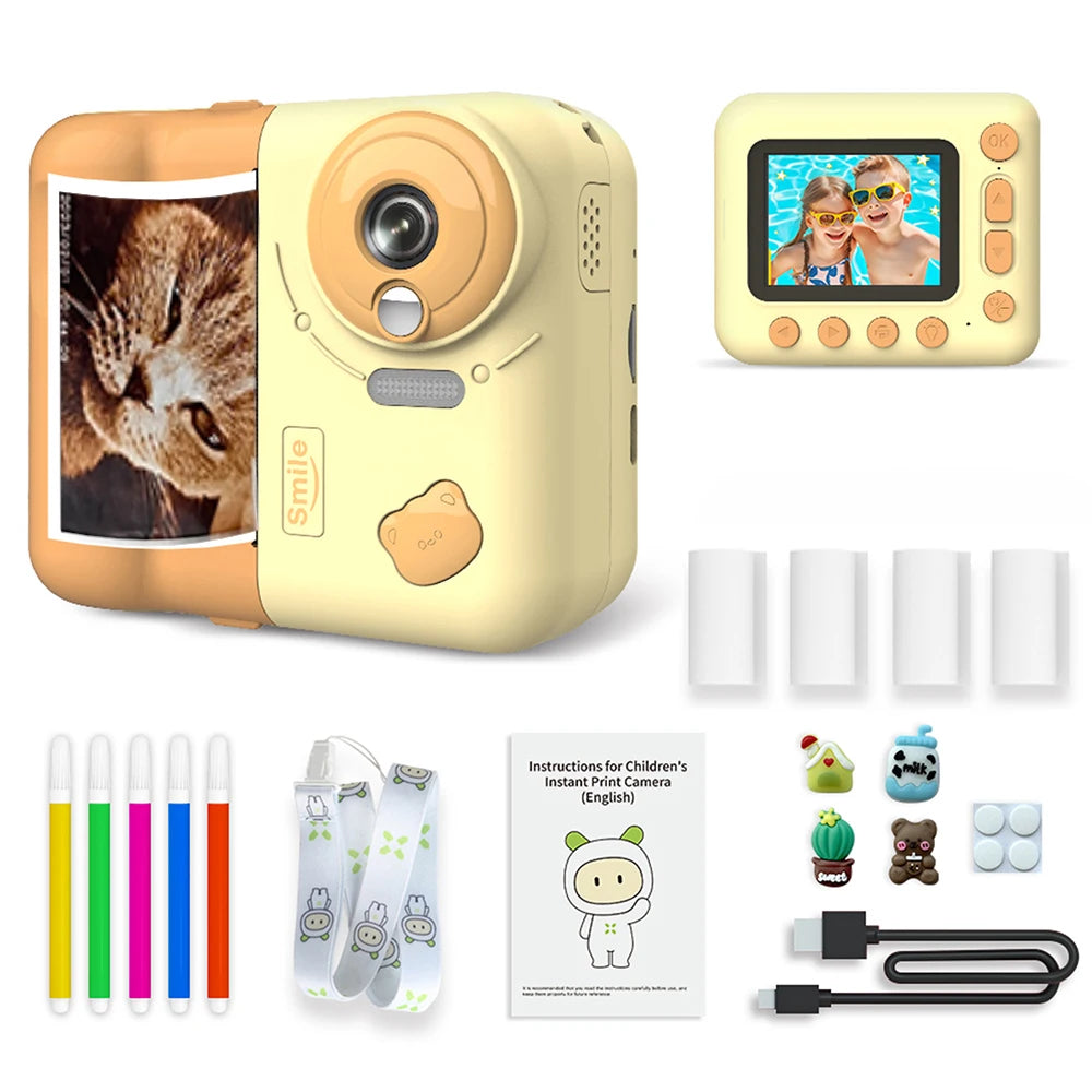 Kinderkamera Sofortbild Digitalkamera 1080P 32GB