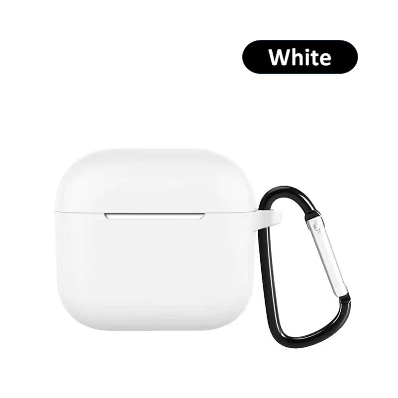 Silicone protective case with buckle for AirPods series