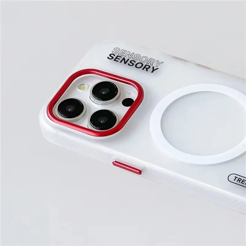 Magnetische Rüstungshülle iPhone 14–16 Pro Max matt