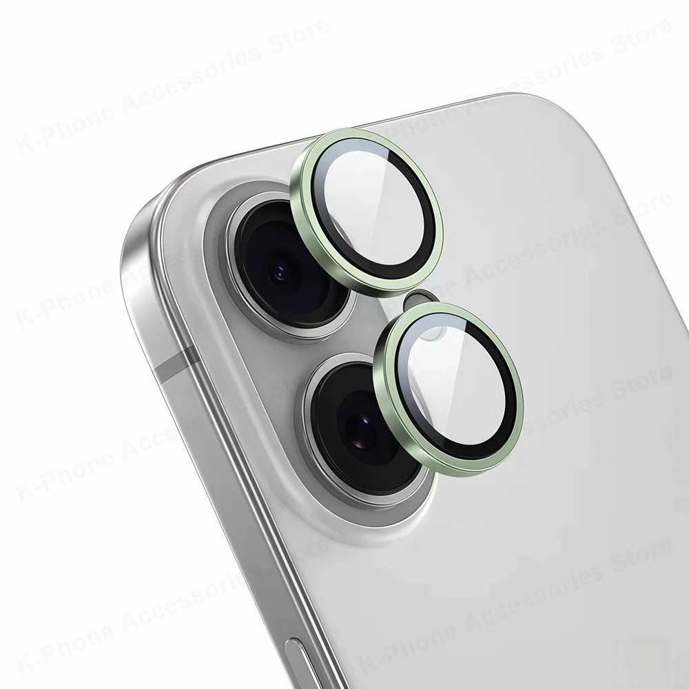 Aluminum camera protective ring for iPhone 17