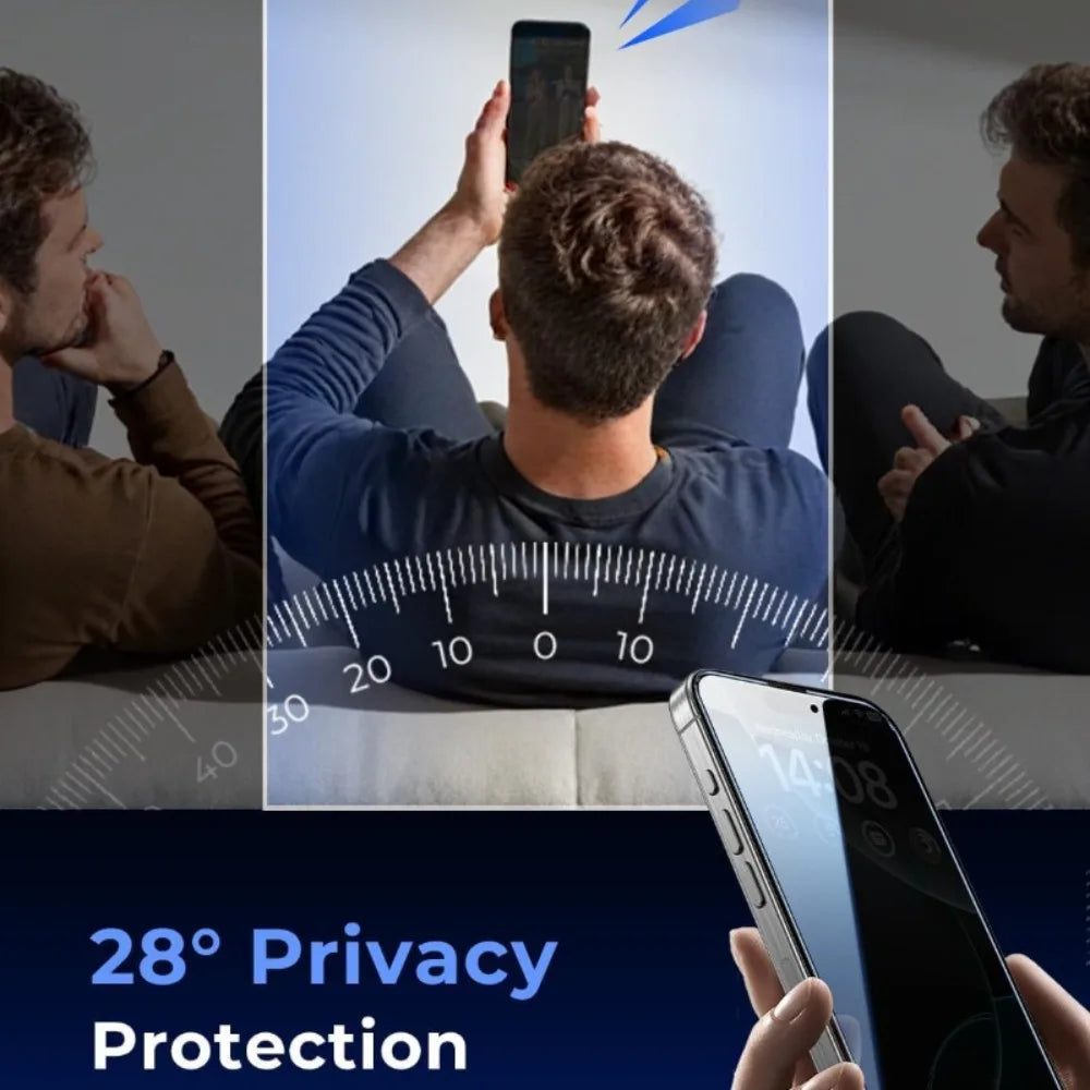 4in1 Anti-Spy Schutzglas Set für iPhone 17 Serie
