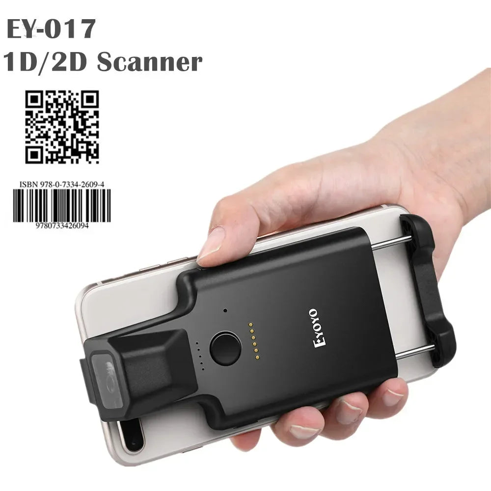 Tragbarer 2D Barcode Scanner mit USB & Bluetooth
