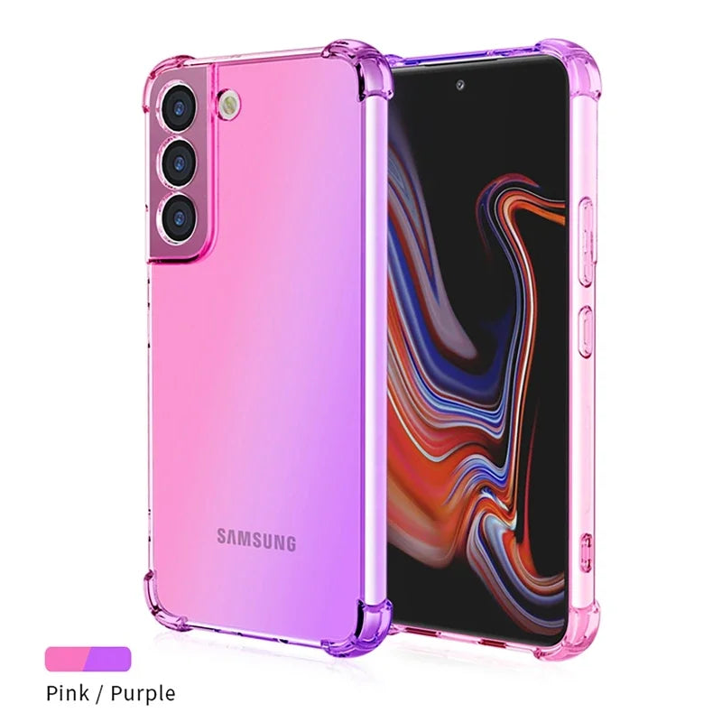 Gradient TPU Airbag Hülle für Samsung Galaxy S25