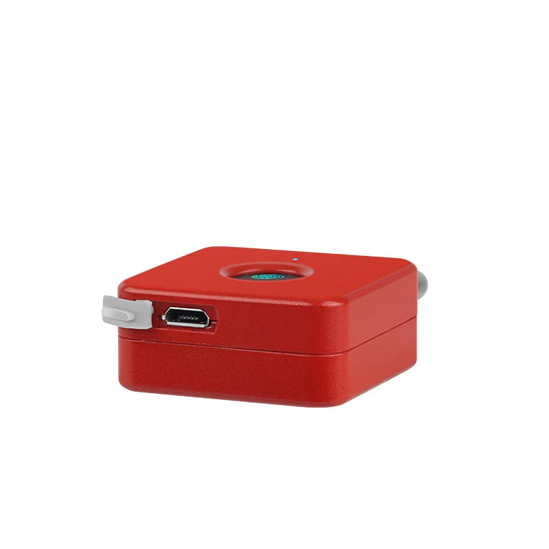 Rotes Smart Fingerabdruck-Vorhängeschloss USB-C