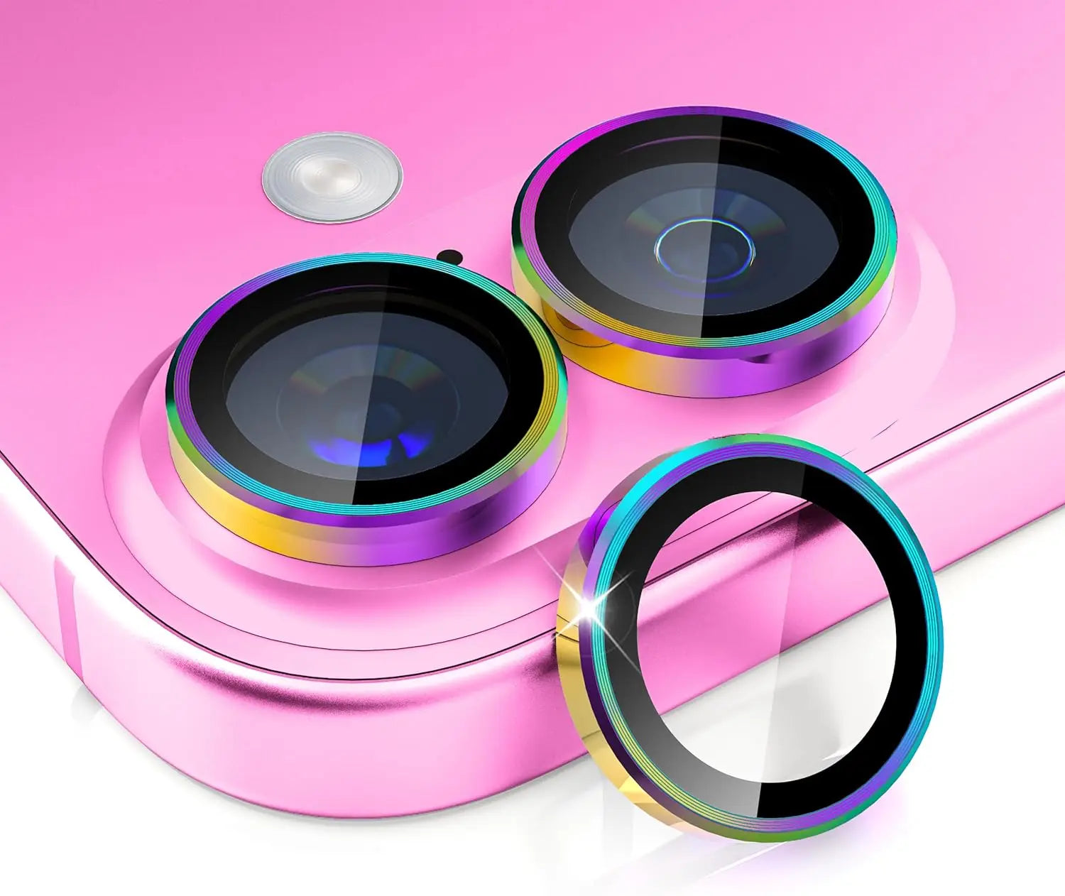 Bling Glitter Kamera Schutzglas für iPhone 17