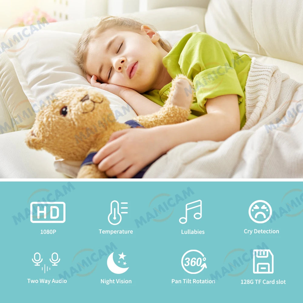 Kabelloser 3,2 Zoll Baby Monitor mit Video & Audio