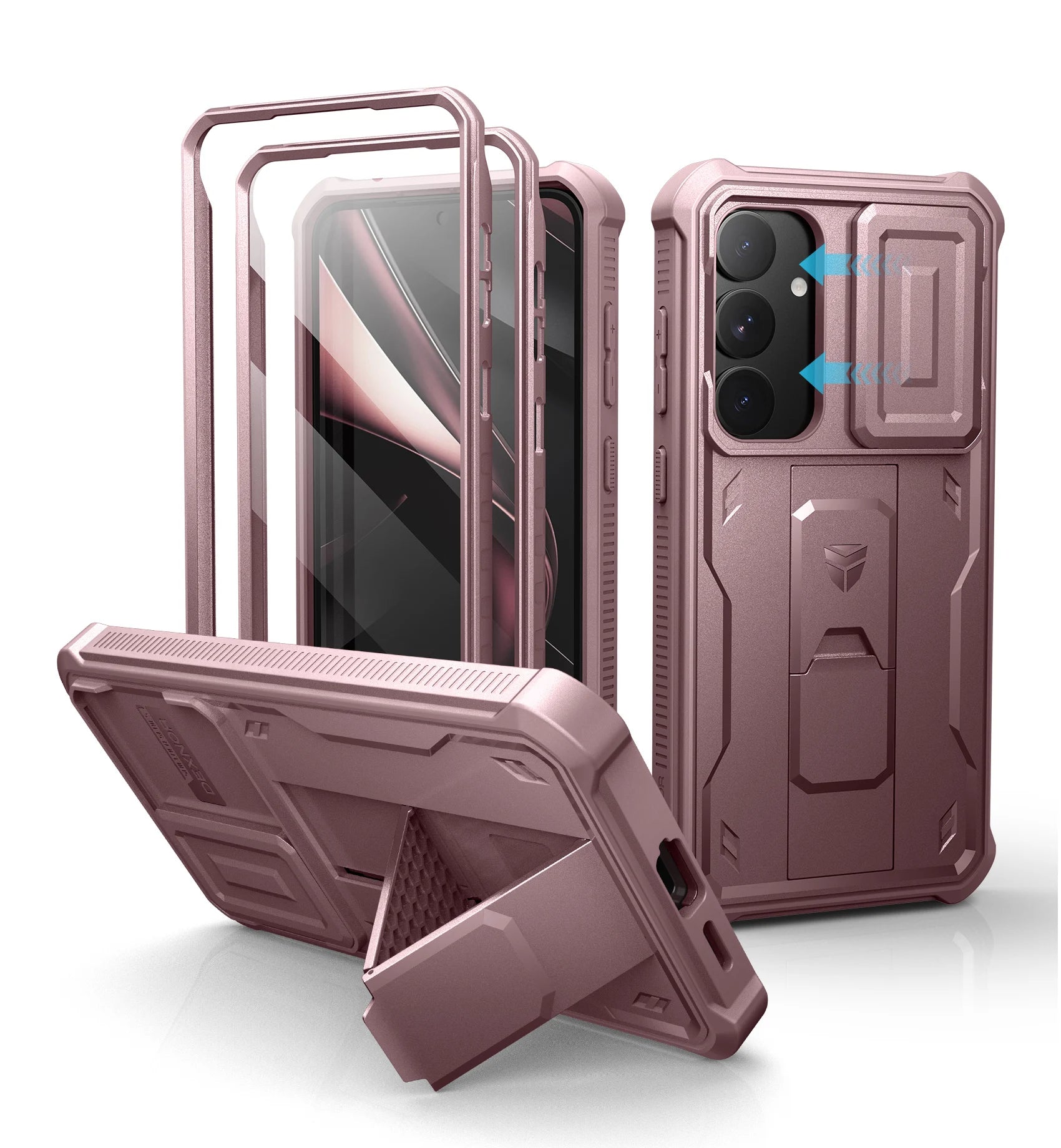 Robuste Hülle für Samsung Galaxy S25 Plus 2025 mit Ständer