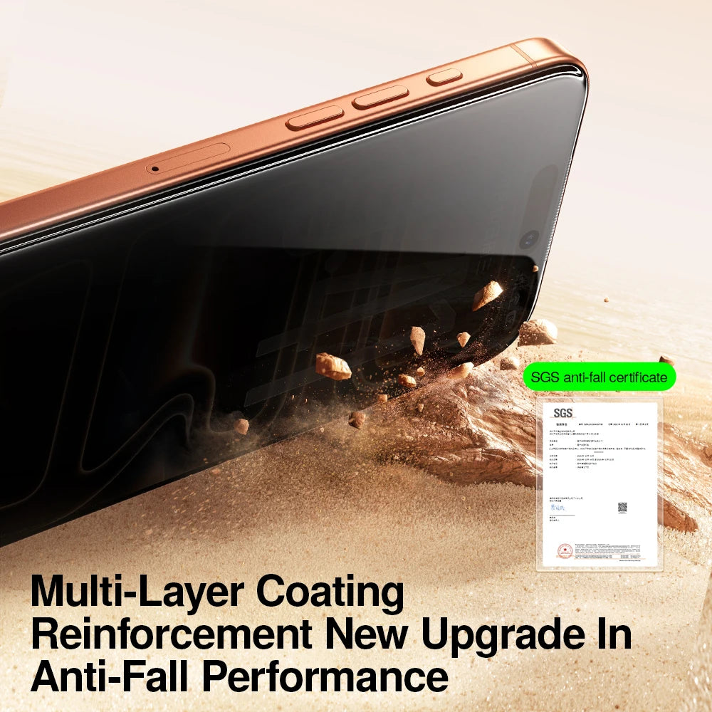 AR Privacy Screen Protector iPhone 17 Pro Max Glass Film