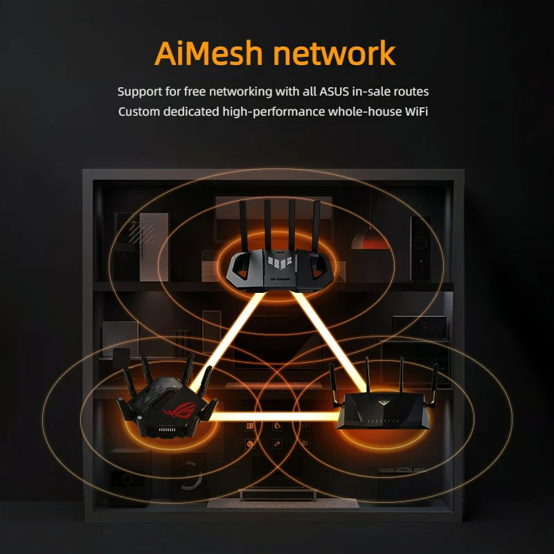 TUF Gaming WiFi 7 Router mit Gigabit und Ai Boost