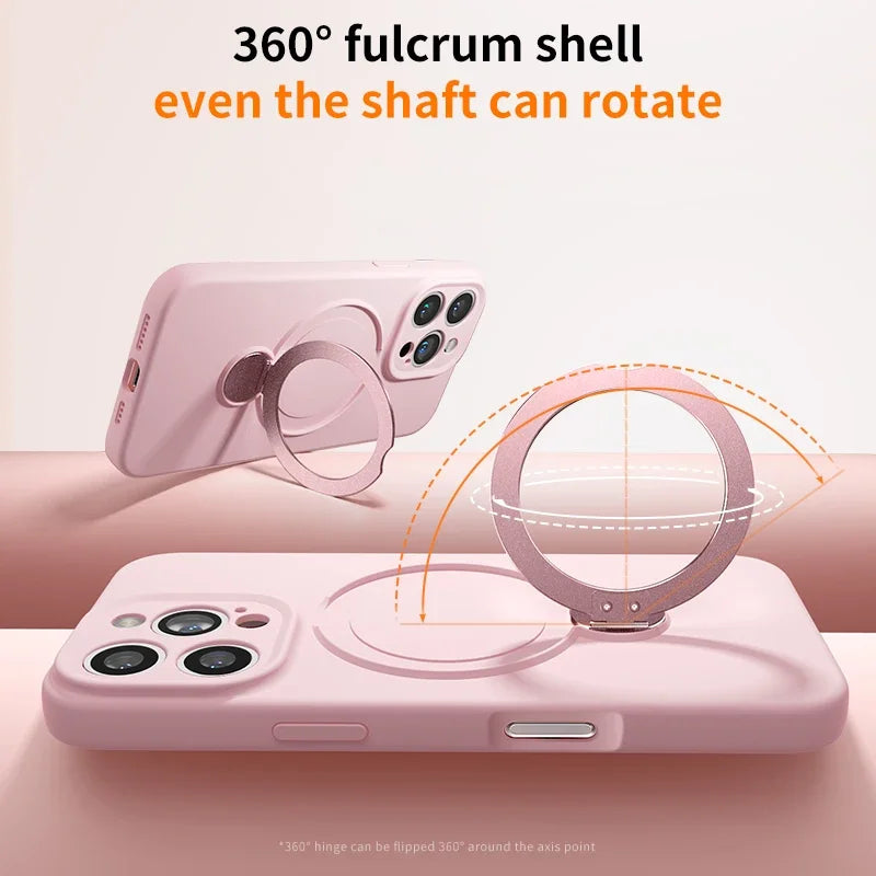 MagSafe Silikonhülle mit Band für iPhone 17 Pro