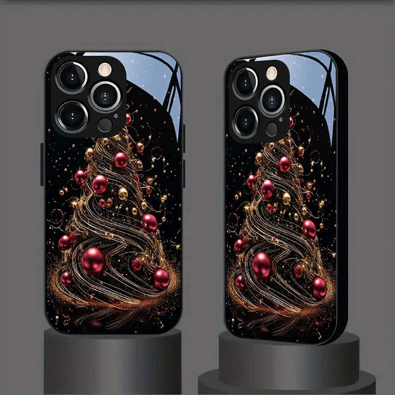 Weihnachtsbaum Glas Hülle für iPhone 17 & 16