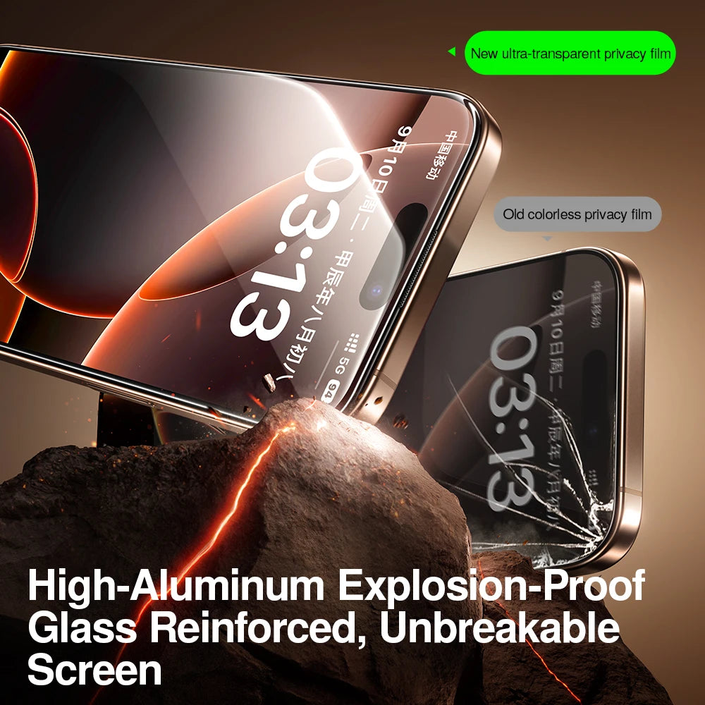 Sichtschutz Panzerglasfolie für iPhone 17 Pro Max