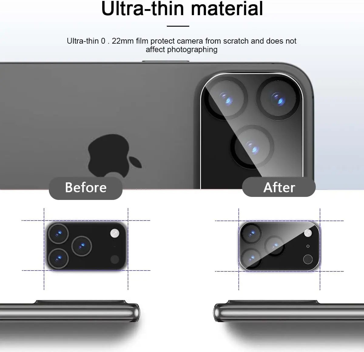 HD Kamera Schutzglas für iPhone 17 Pro