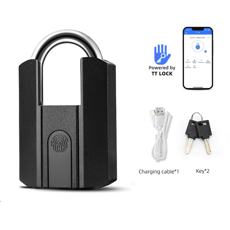 IP67 Smart Fingerabdruck Vorhängeschloss mit App