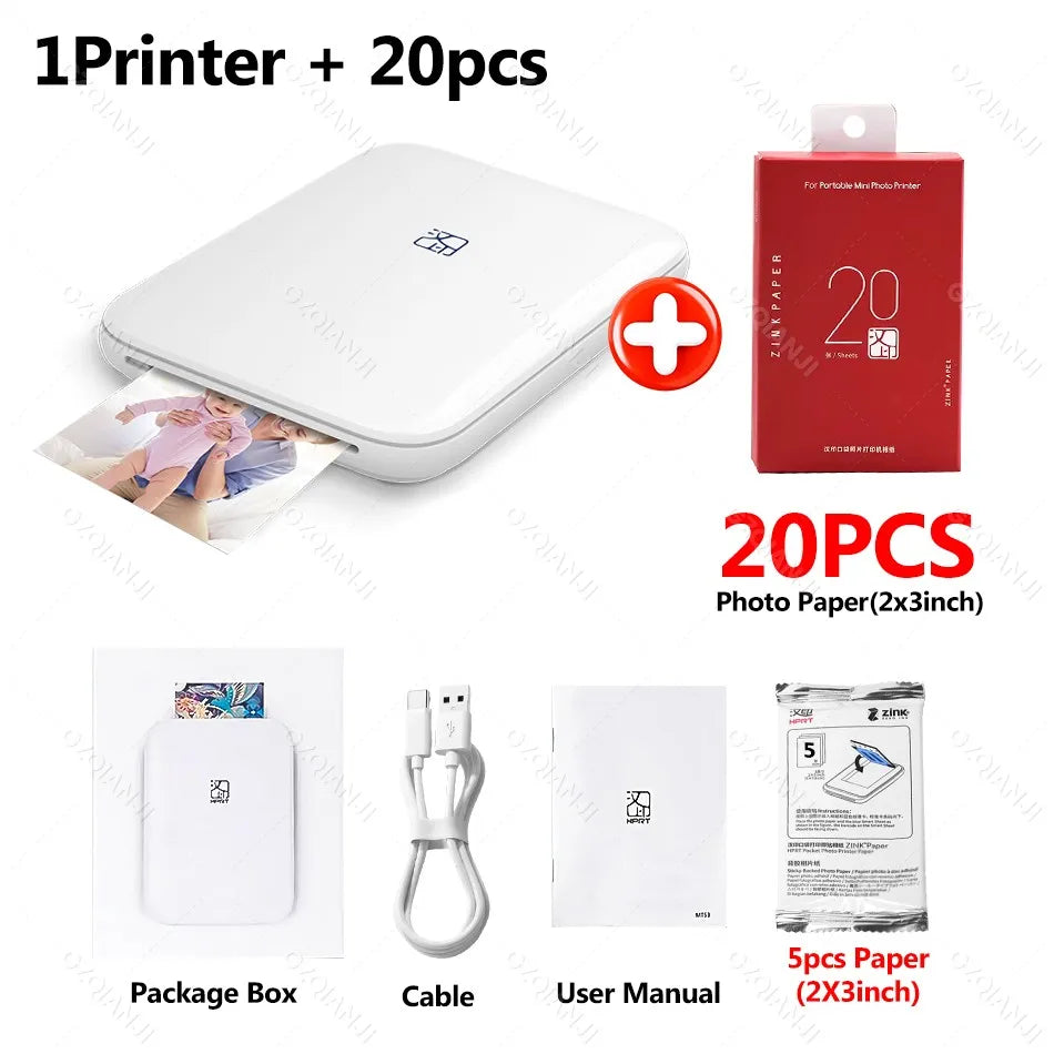 HPRT MT53 Mobiler Mini Fotodrucker mit Zink-Technologie