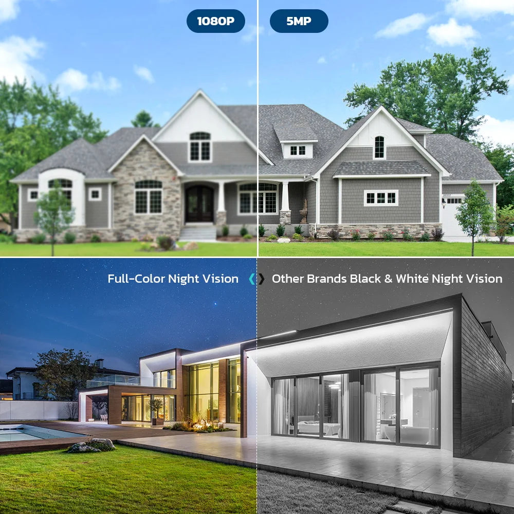 5MP Outdoor WLAN Kamera mit Bewegungserkennung