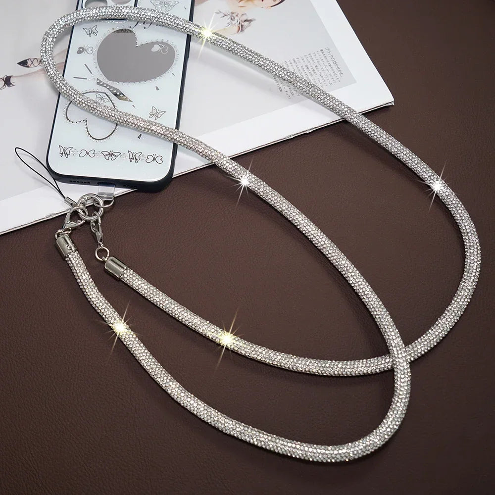 Handyhüllen Lanyard mit Strass – Crossbody Trageriemen