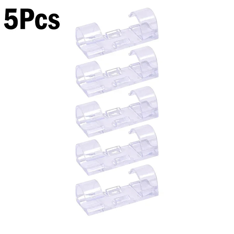 Self-adhesive cable clips, 1-60 pieces, for organization