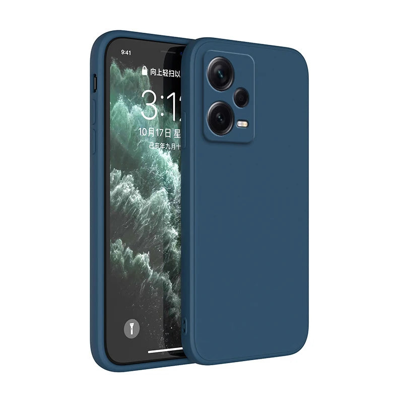 Quadratische Silikonhülle Redmi Note 12