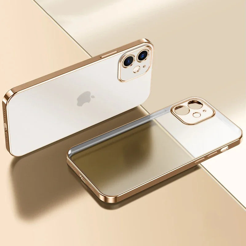 Weiche TPU Hülle mit Klarem Rücken für iPhone 17