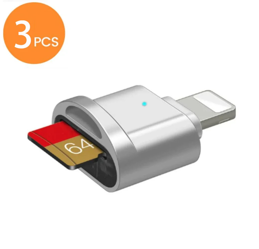 2er Lightning Mini SD/TF Kartenleser für Apple