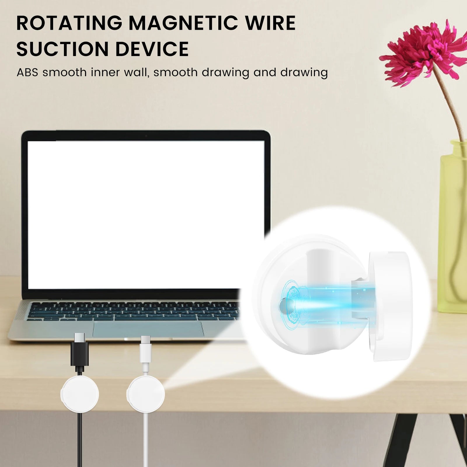 Magnetische Kabelklemmen selbstklebend 12/24 Stück