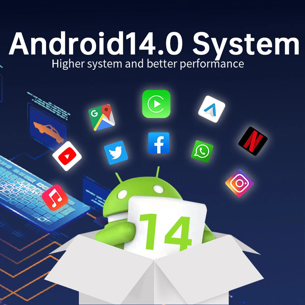 TV Stick Android 14 8K 4K Ultra Fast Media Player