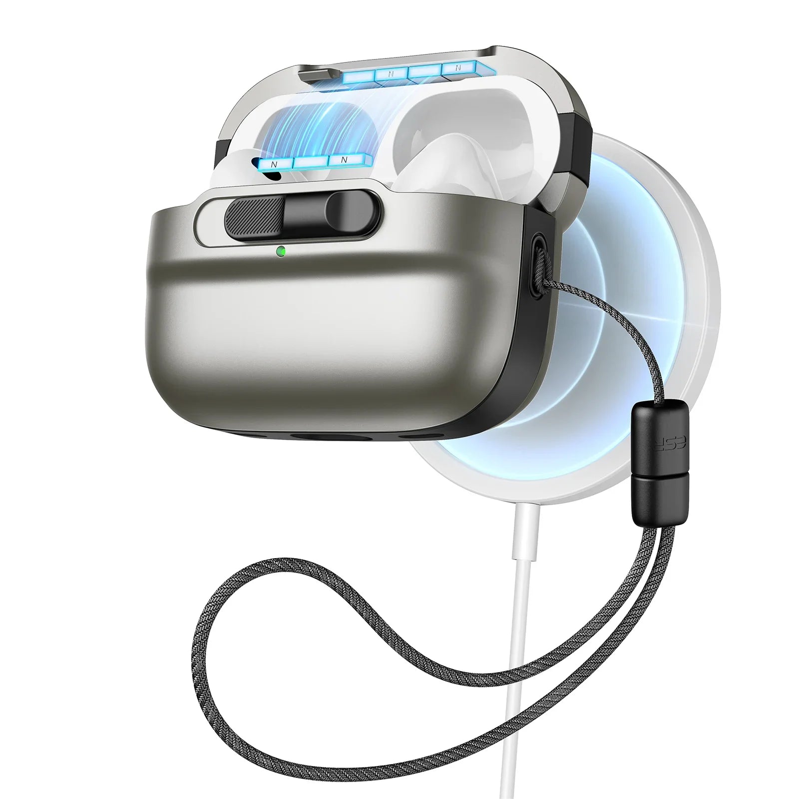 Silicone MagSafe Case for AirPods Pro &amp; AirPods 4