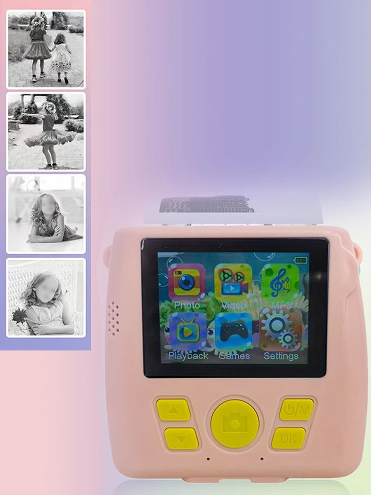 Kinder-Digitalkamera mit Sofortdruck und 2,4-Zoll Bildschirm