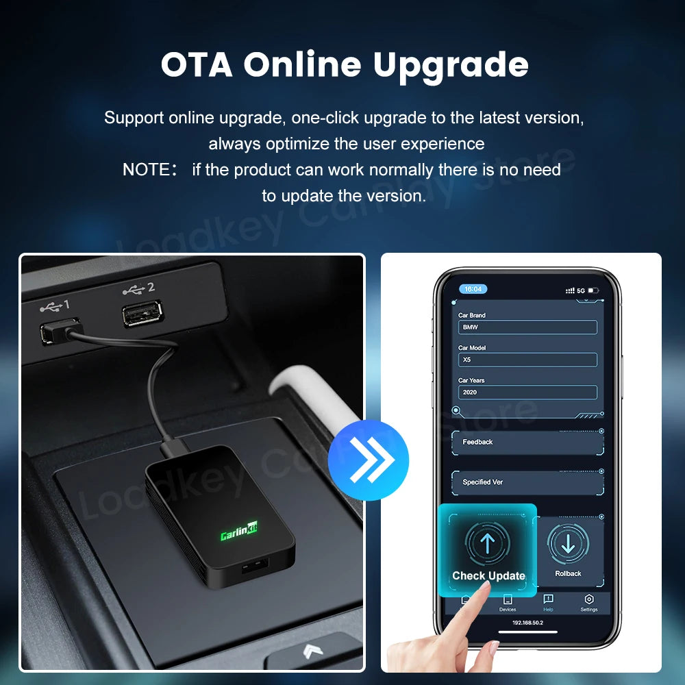 Carlinkit 5 2Air Mini Ultra Wireless Adapter