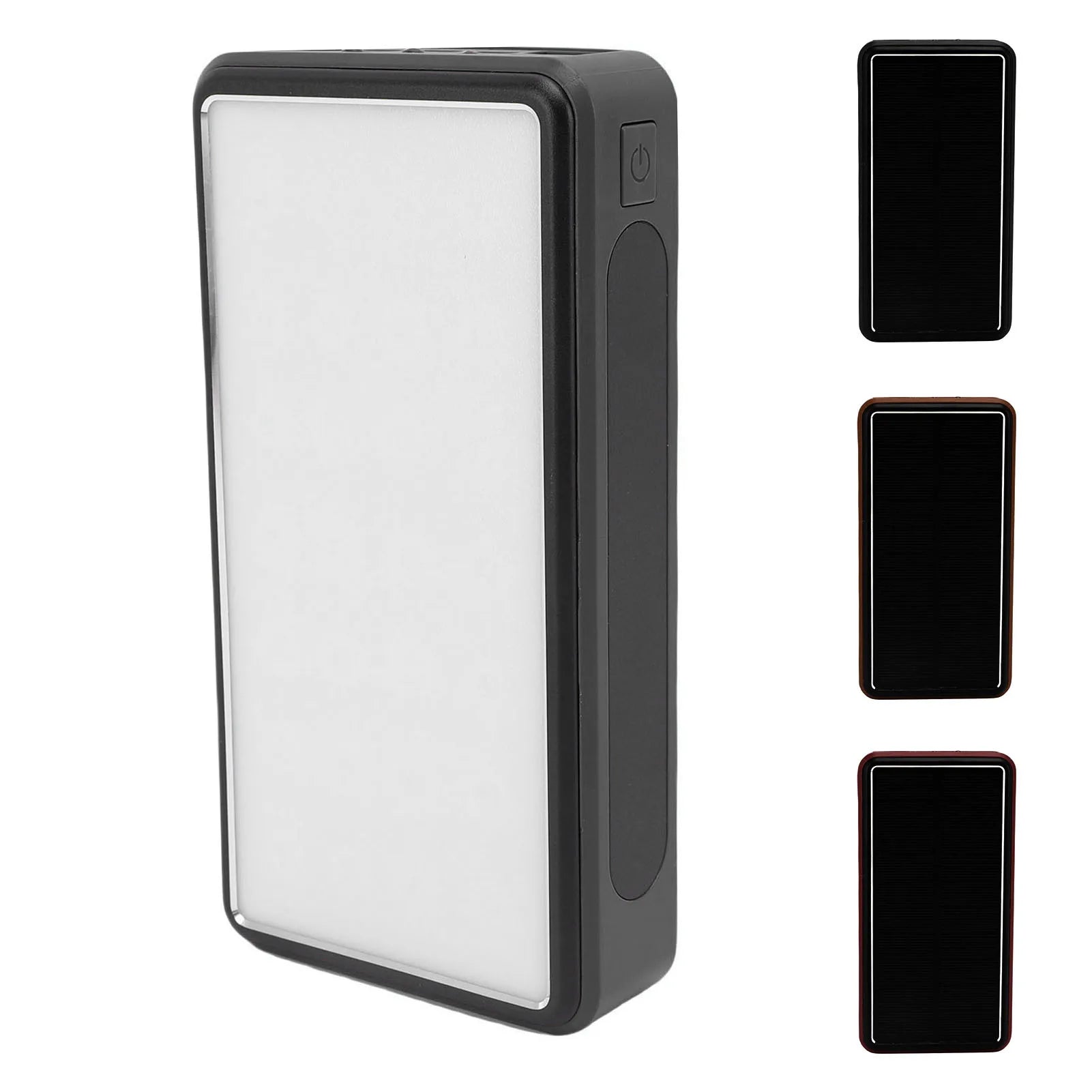 Solar Powerbank 50000 mAh mit LED & USB-Alu-Case