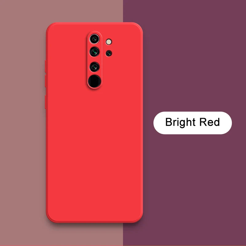 Quadratische Silikonhülle Redmi Note 8 Pro