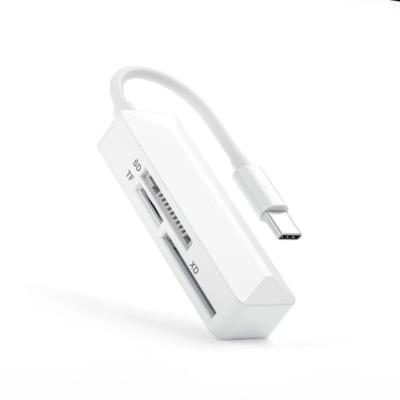3-in-1 Typ-C und Lightning Kartenleser Adapter