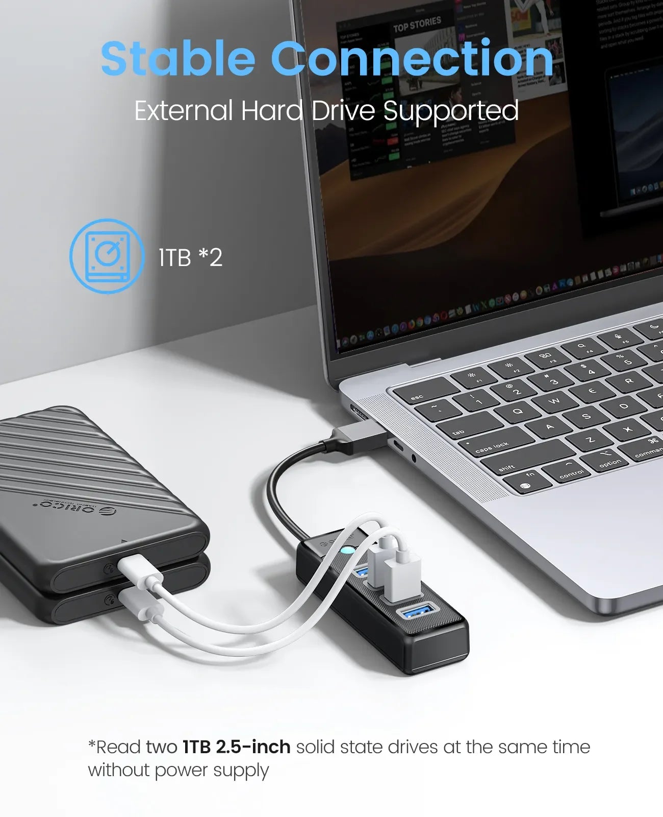 USB 3.0 HUB 4-Port Typ-C Splitter