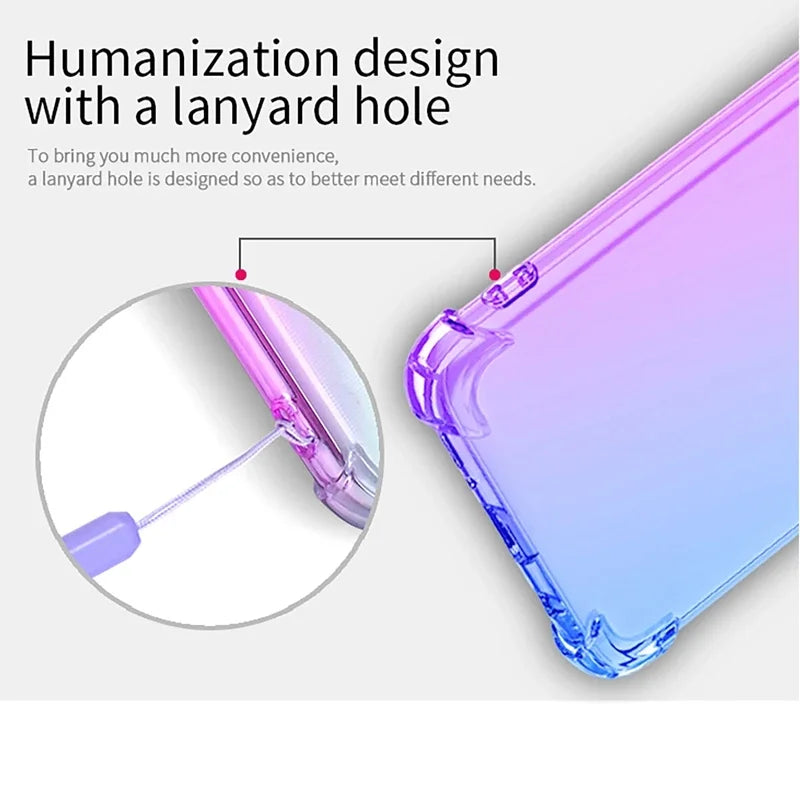 Gradient TPU Airbag Hülle für Samsung Galaxy S25
