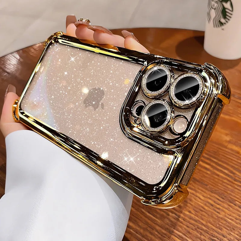 Luxus Glitzer Hülle für iPhone 17 Pro Max TPU