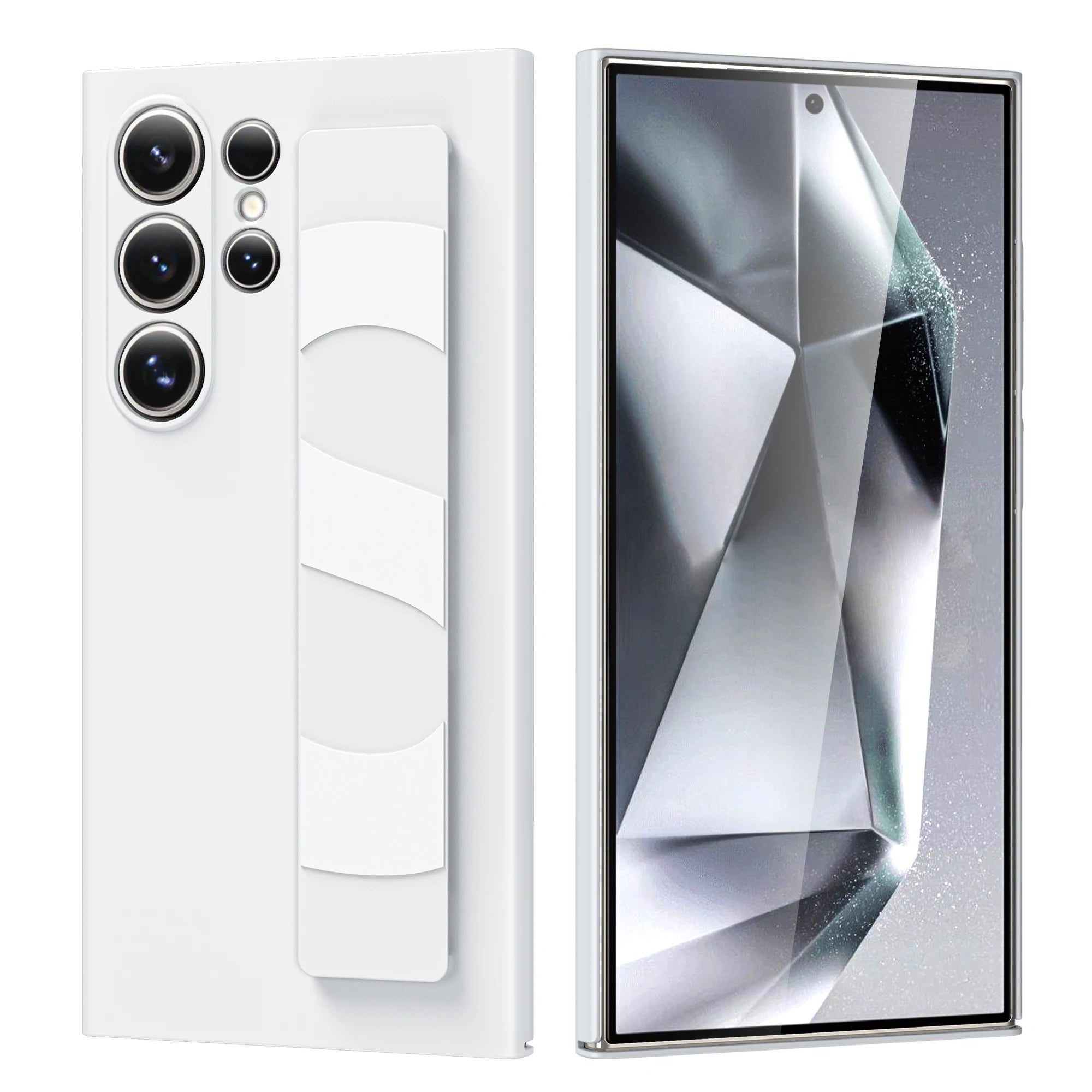 Matte Handyhülle mit Handschlaufe für Samsung S25