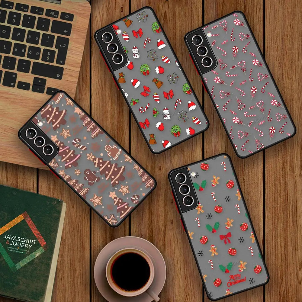 Süße Christmas Candy Handyhülle für Samsung S25