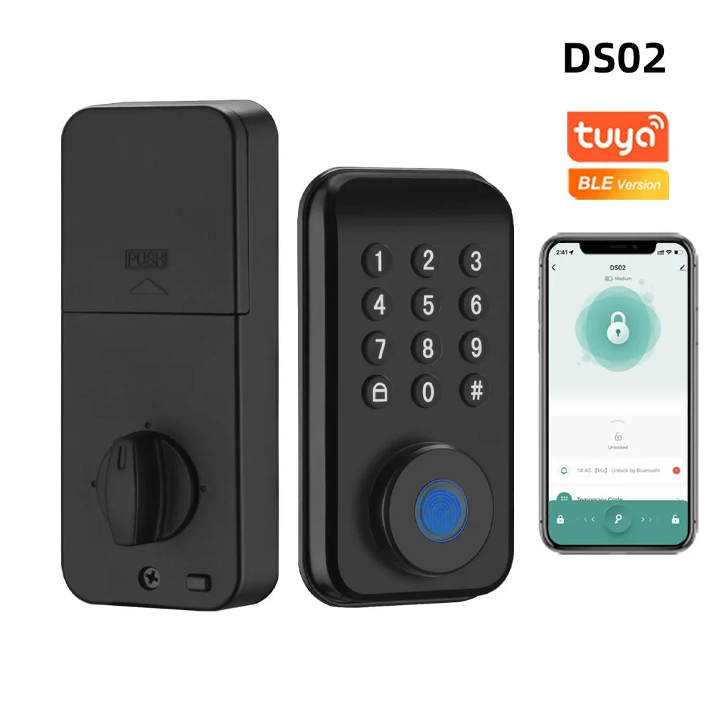 CDOK DS02 Smart Türschloss mit Fingerabdruck & Apps