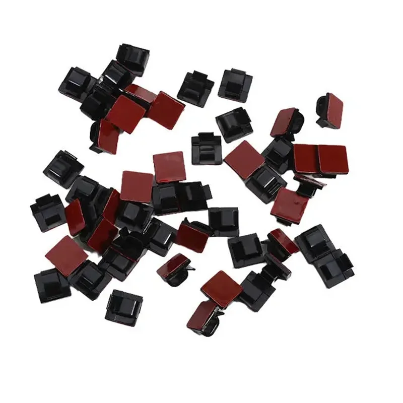 Self-adhesive cable clips, 50 pieces, organizer