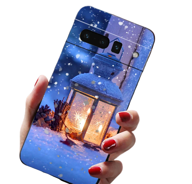 Winter TPU Hülle für Google Pixel 8 9 und 10 Schutz und Design