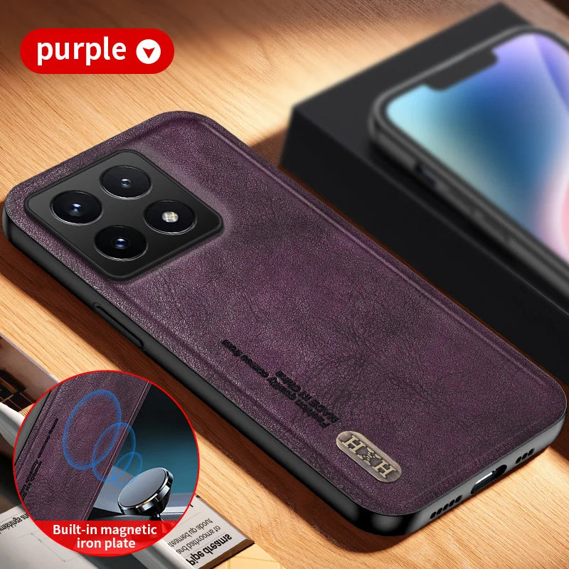 Rückseite Lederhülle Xiaomi 14T Pro